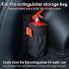 Oxford Fabric Car Fire Extinguisher Organizer - Universal Trunk Storage Bag & Seat Back Holder, For Fire Extinguisher Storage