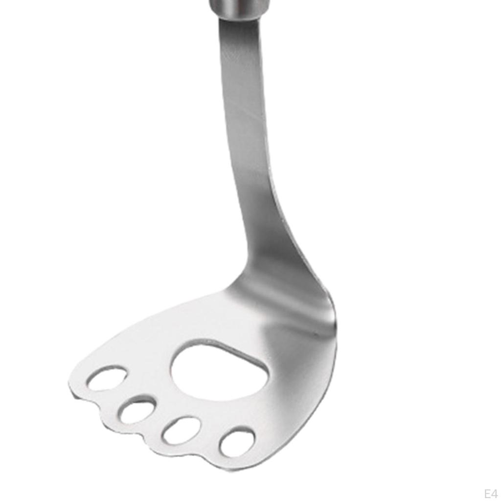 Durable Stainless Steel Potato Masher - Efficient Kitchen Tool for Carrots, Meat, and More