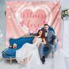 1pc Love Photography Background Cloth – Proposal Supplies for Wedding Romantic Scene & Confession Decoration