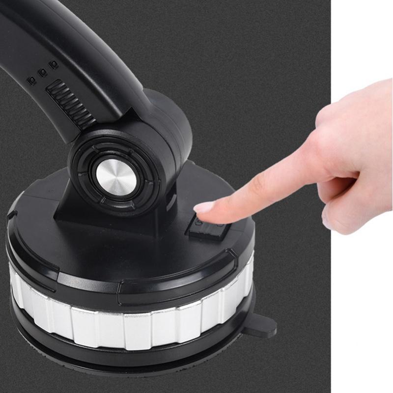 360° Rotatable Big Size Car Phone Holder Shockproof Mobile Stand Compatible with iPhone Xiaomi Samsung Vehicle Mount Accessory