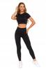 Women's Short Sleeve Top T-Shirt MORAJ L/XL BLACK
