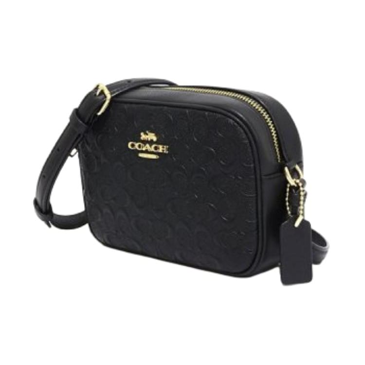 Coach Jamie Smooth Calfskin Camera Bag, Shoulder Bag, Crossbody Bag Mini Women's Black CC943-IMBLK