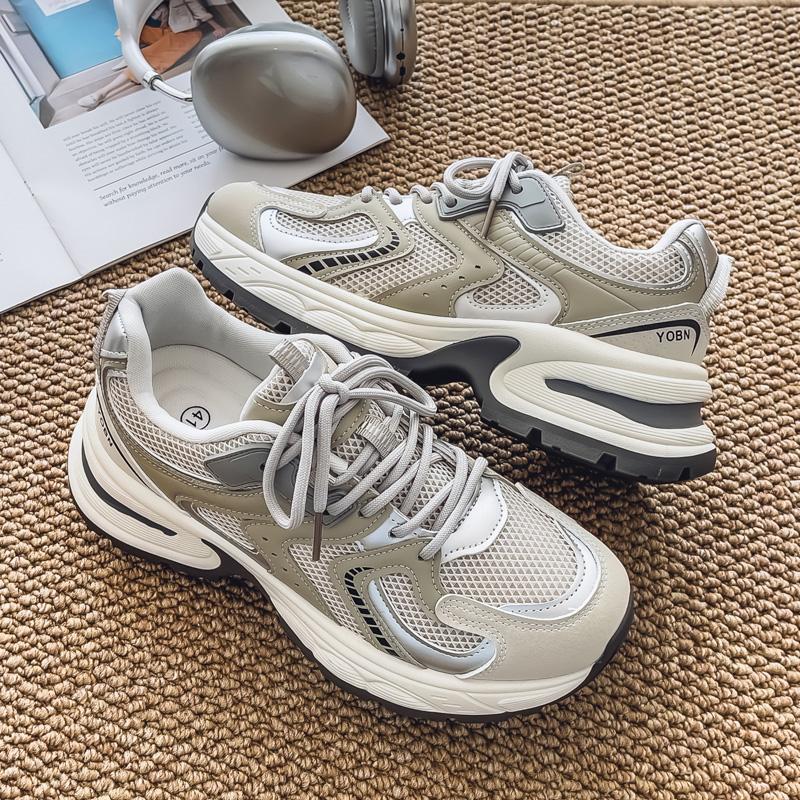 Ny Mote Herre Fire Sesonger Komfortable Sko Studenter Mannlige Gutter Trendende Myk Såle Pustende Fritids Løpesko