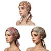 Foulard Estivo in Poliestere con Stampa Floreale Graffiti per Uso Casual