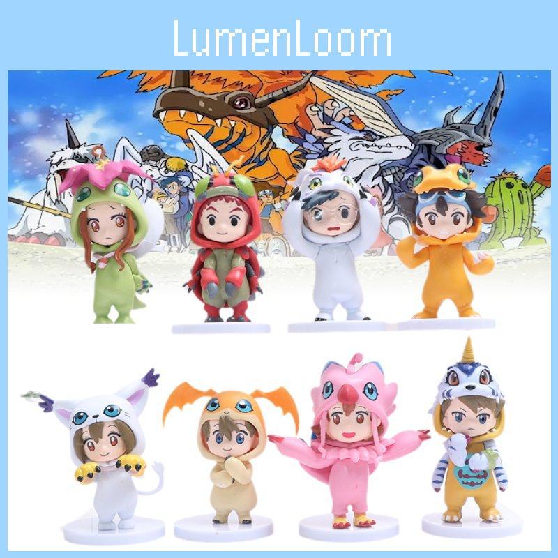 Collectible Digital Monsters Action Figures Featuring Taichi Agumon And Yamato Gabumon