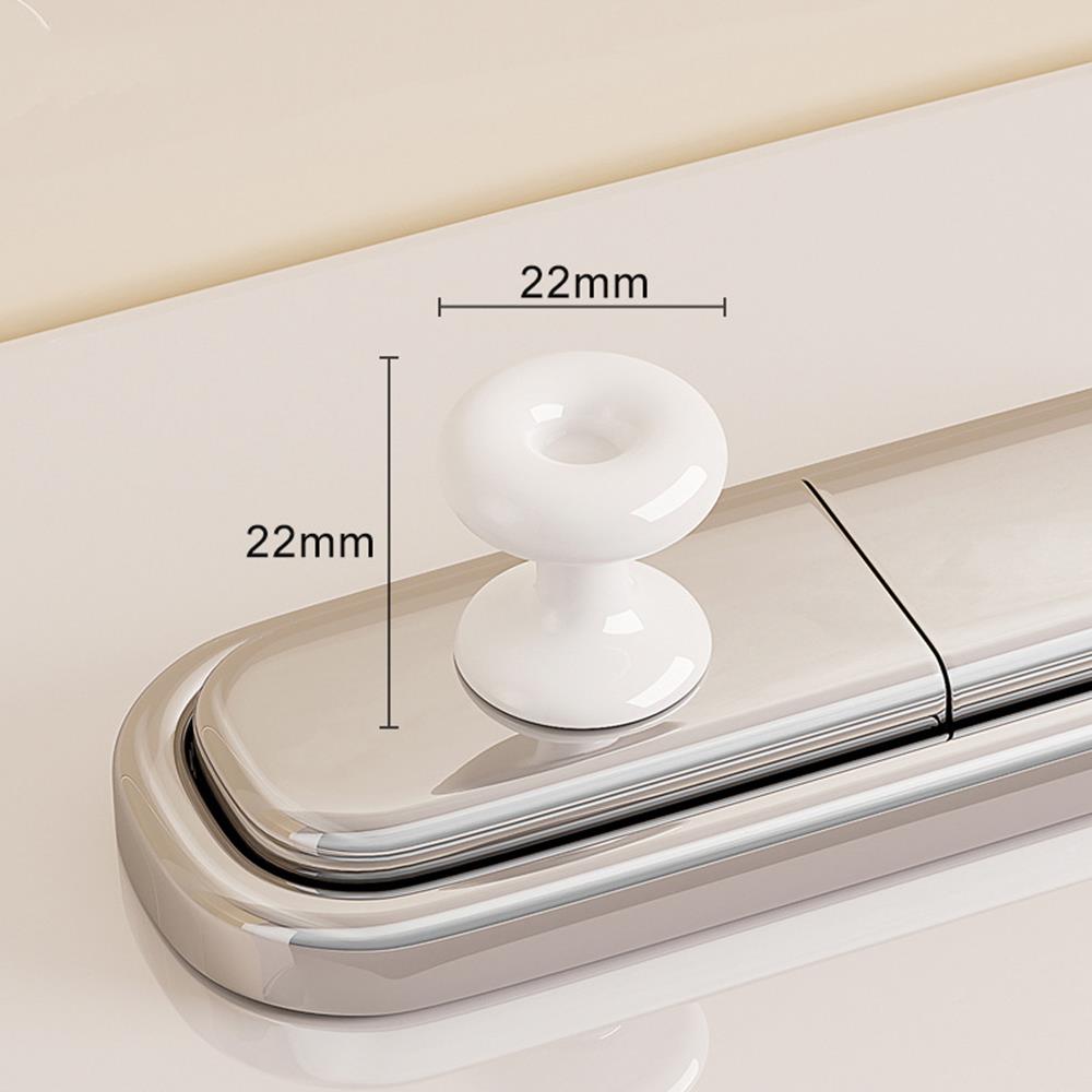 

Toilet Flusher Top Push Button For Women Long Nail Creative Donut Handle Nail Art Toilet Press Accessory Toilet Tank Button Aid белый