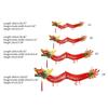 3D Chinese Paper Dragon Garlands Eye Catching Ornaments for New Year Lantern Festival Grand Openning Celebrations