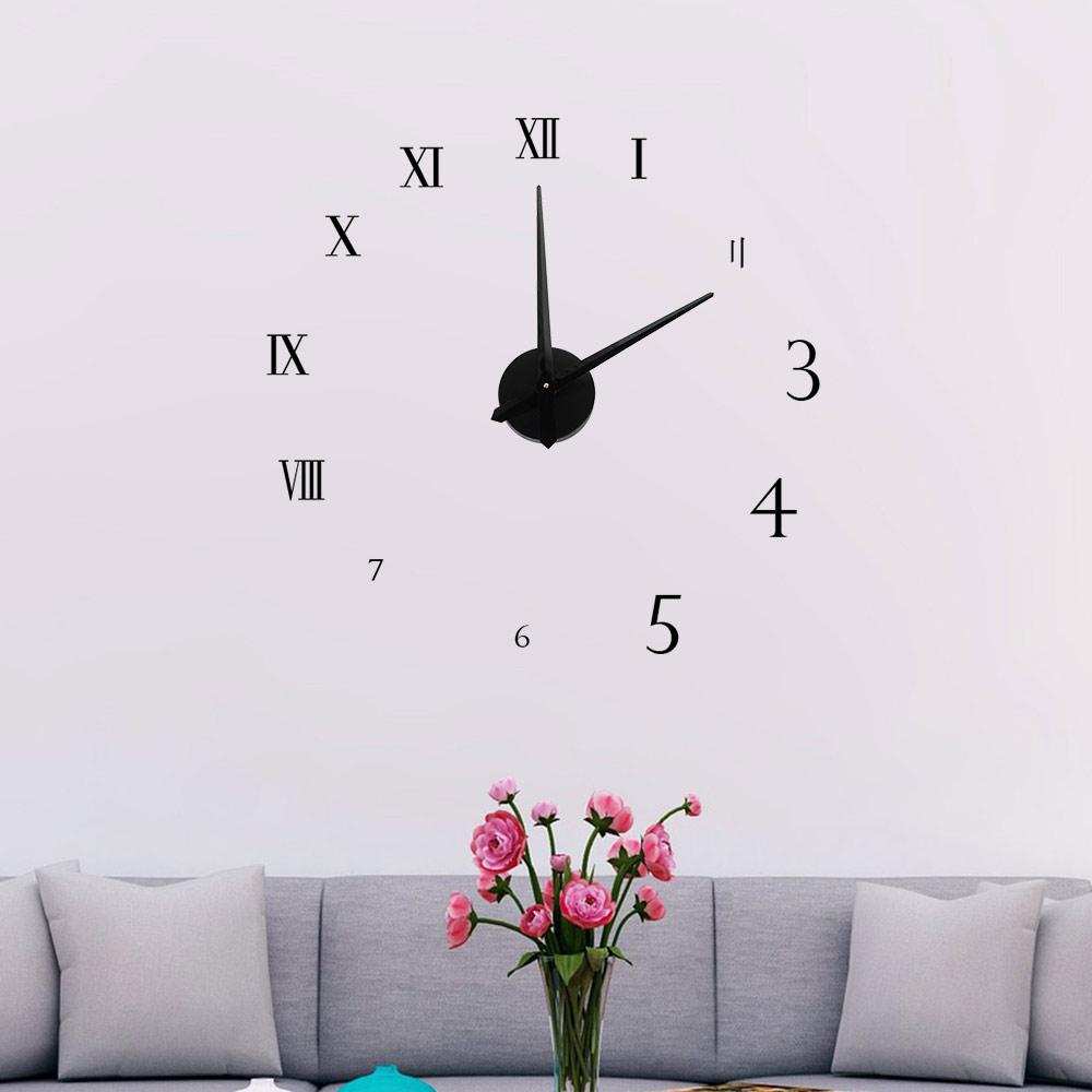 DIY Wall Clock Movement Mechanism Silent Long Shaft Clock Hands Needles Set High Torque Large Pointer 3D Clock Hands