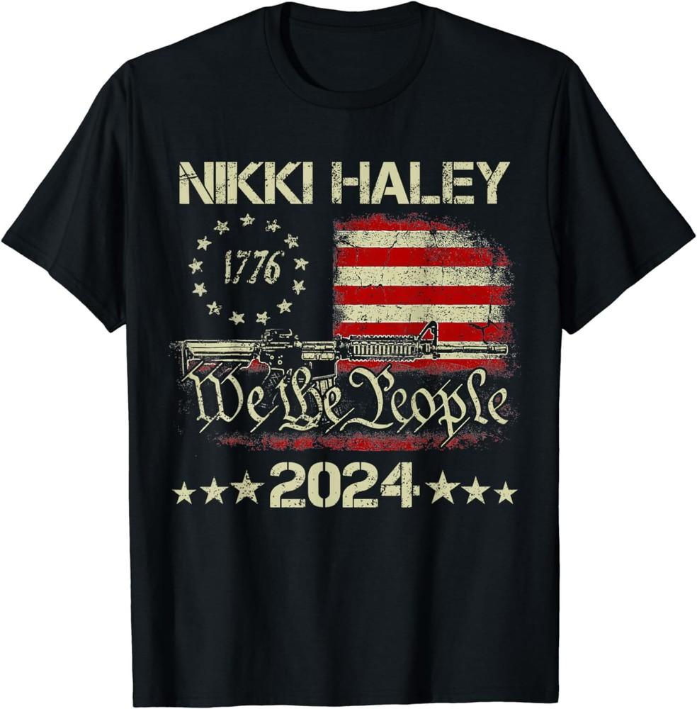 Vintage Nikki Haley 2024 For President Election Campaign Unisex T-Shirt Unisex T-Shirt XXXL