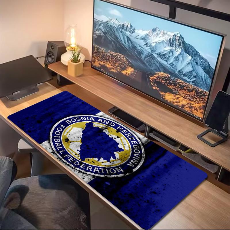 BIH Print Cushion Non-slip Laptop Tablet Big Mousepad XXL Mat Mini PC Playmat With Lock edge