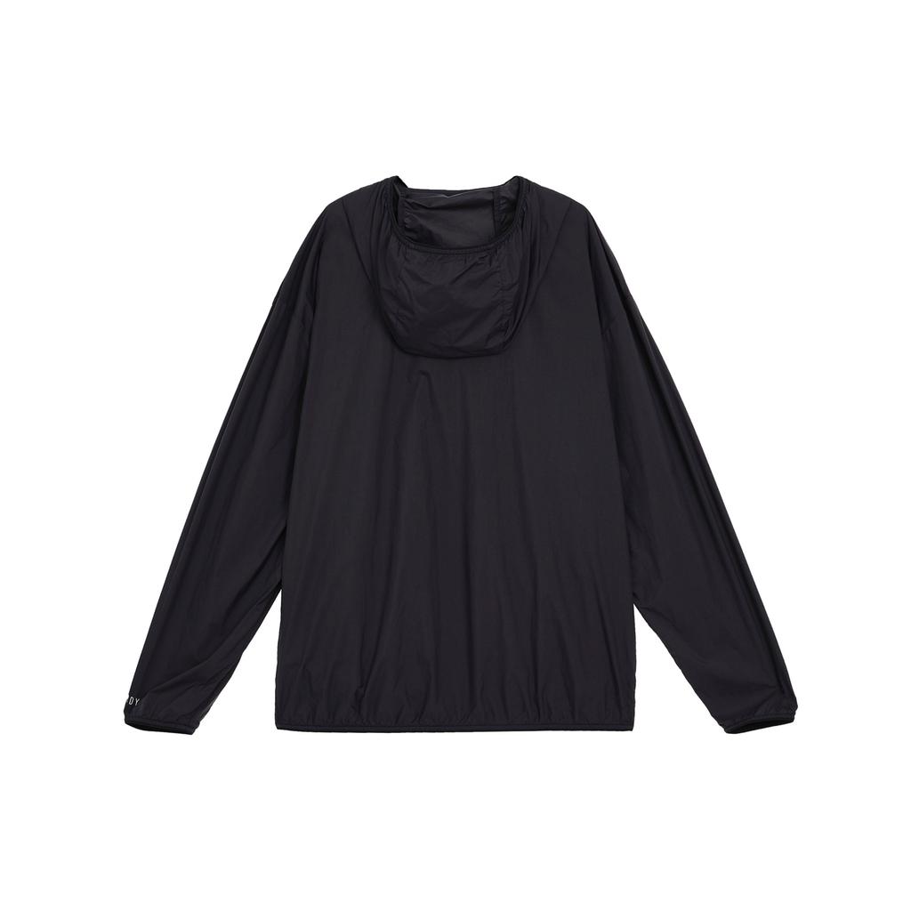 Adidas Wind-Ready Solid Water-Resistant Breathable Windbreaker With Hood Men Outerwear Black IW3911