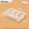 Yinmai Biodegradable 4-Compartment Corn Starch Takeout Container