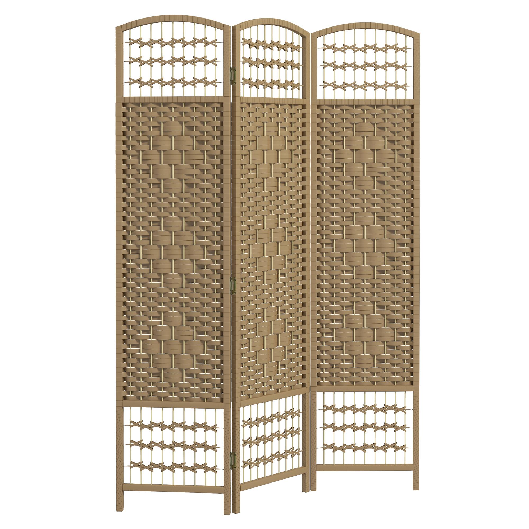 3 Panel Folding Room Divider, Privacy