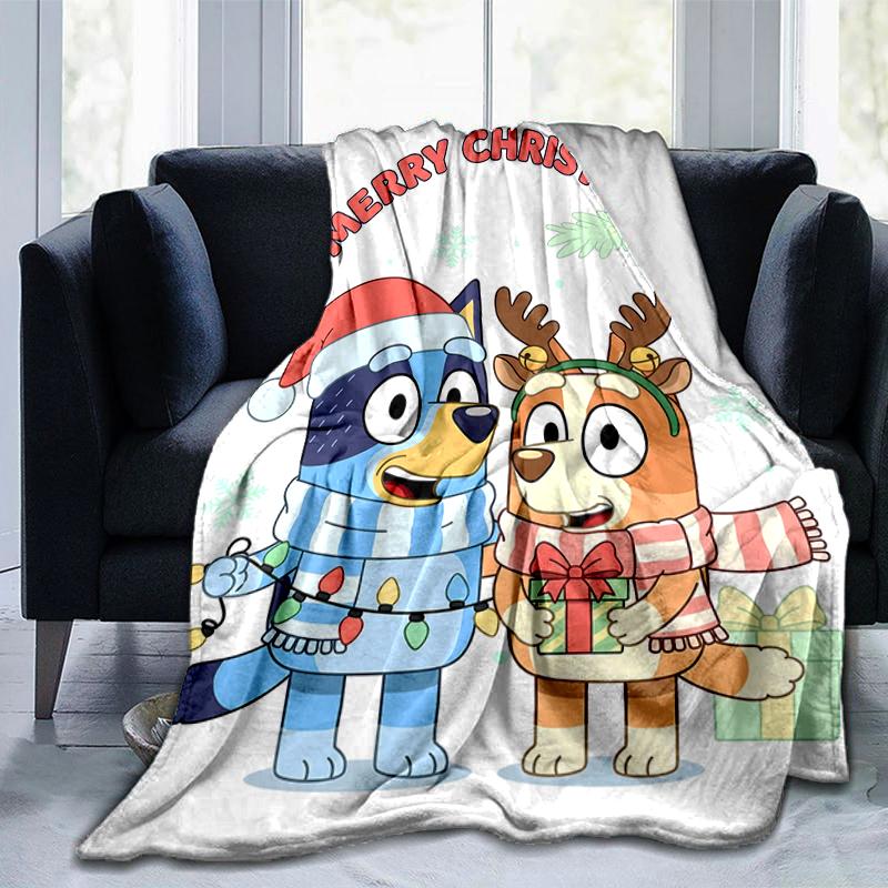1Pc Christmas Friends Celebration Blanket Soft And Comfortable Casual Warm Camping Travel Christmas Halloween Gift M92139