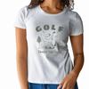 Damen T-Shirt Golf Grafik T-Shirt Kurzarm Rundhals Trendy 2023 Schneller Versand