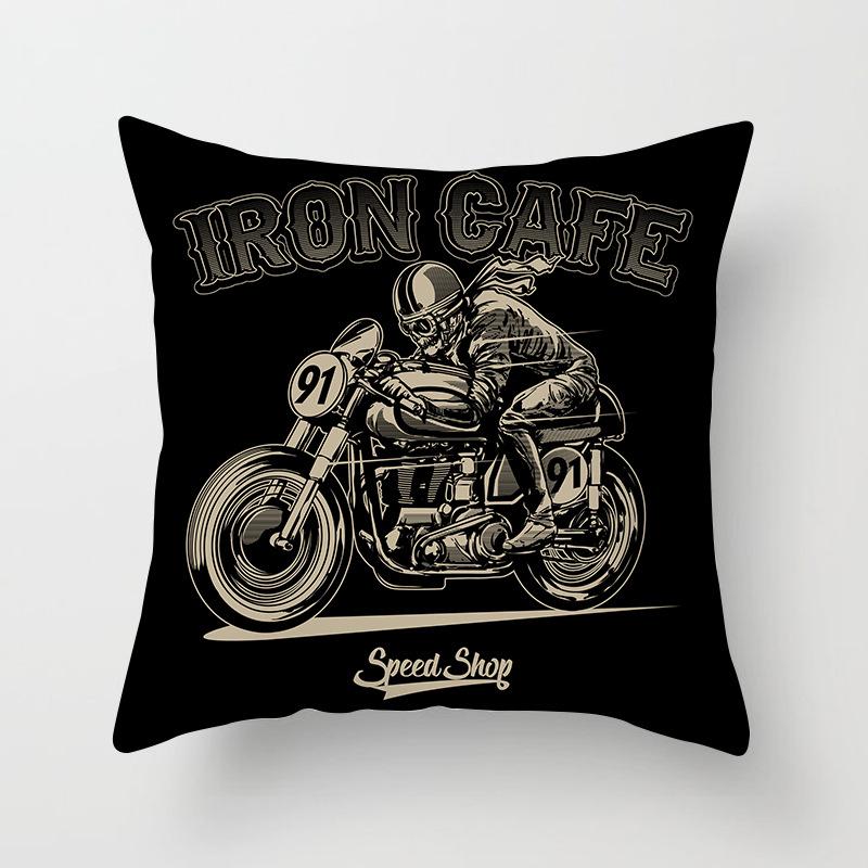 Japanese Ninja Character Digital Single-sided Printing Sofa Pillow Cushion Cover Home