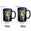 USA 250th Anniversary Mug,250th Anniversary of America Coffee Mug,Novelty Cup Gifts for Men, Women, American Flag 1776-2026 Patriotic Keepsake, G