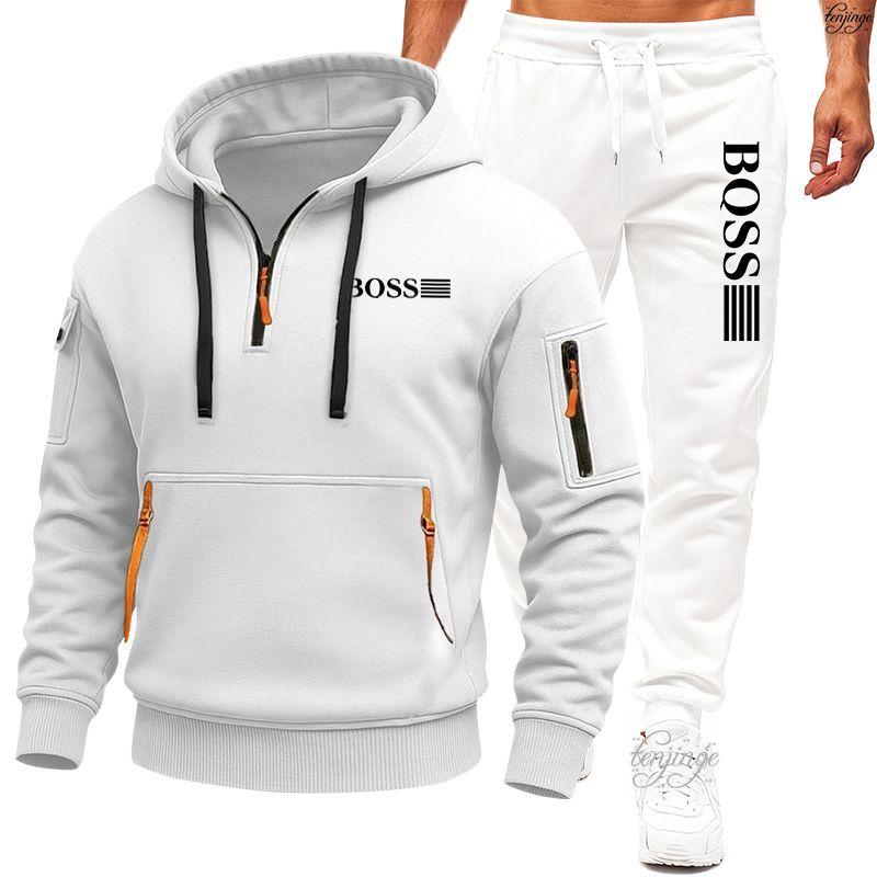 Pánská mikinová souprava Mikina na zip s více kapsami Outdoorový sportovní a volnočasový kabát