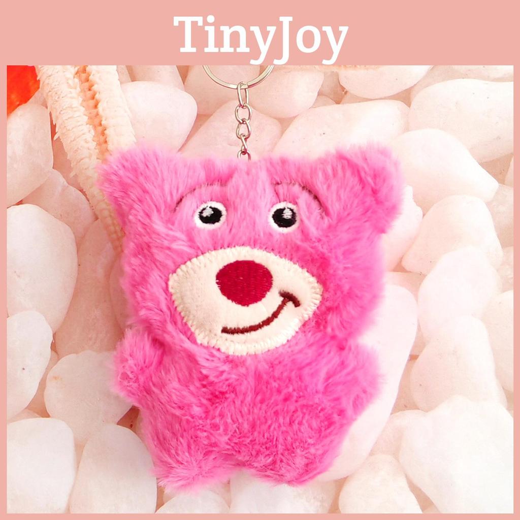 Keychain Plush Lotso Toy Stuffed Doll Bag Pendant Decoration Gift Kids For