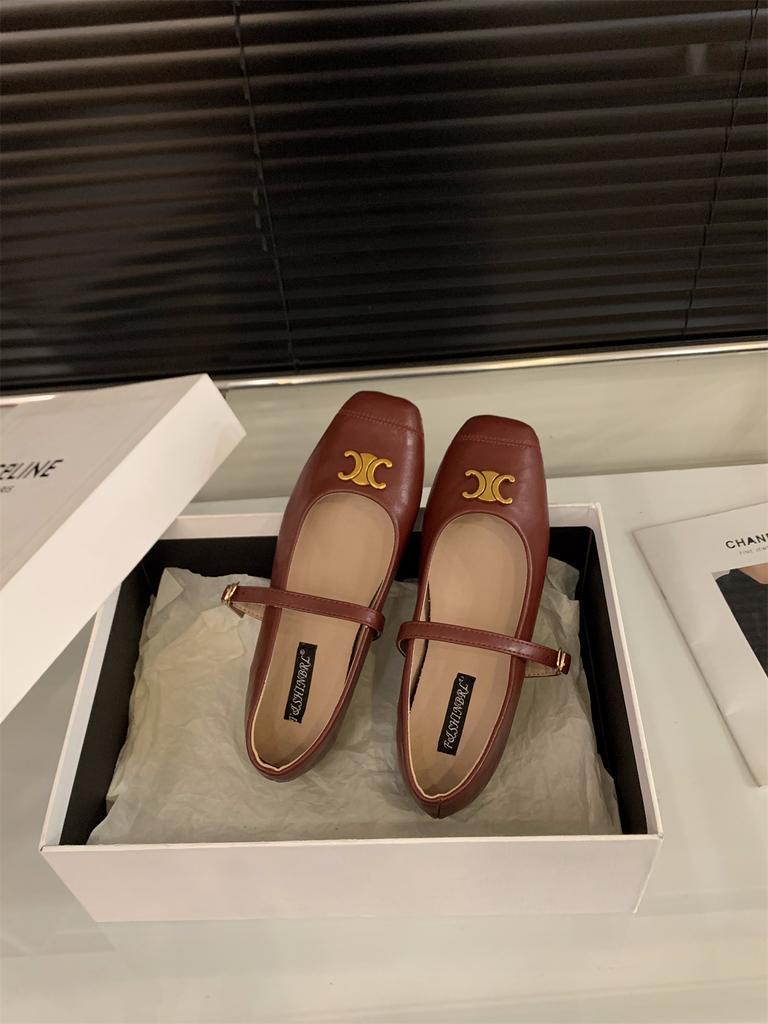 Inner height increase black commuter single shoes women's shoes 2025 new spring and autumn French Mary Jane with skirt evening shoes