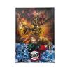 Bandai Ichiban Kuji Demon Slayer Kimetsu No Yaiba Breath of Thunder C Prize Big Metallic Sheet