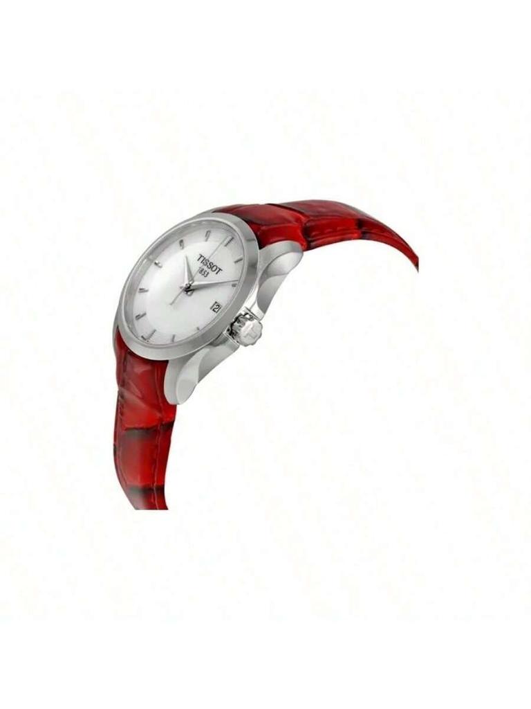 Tissot Dámské hodinky, quartzový strojek, vodotěsné do 100 m, s koženým řemínkem, Model: T035.210.16.011.01