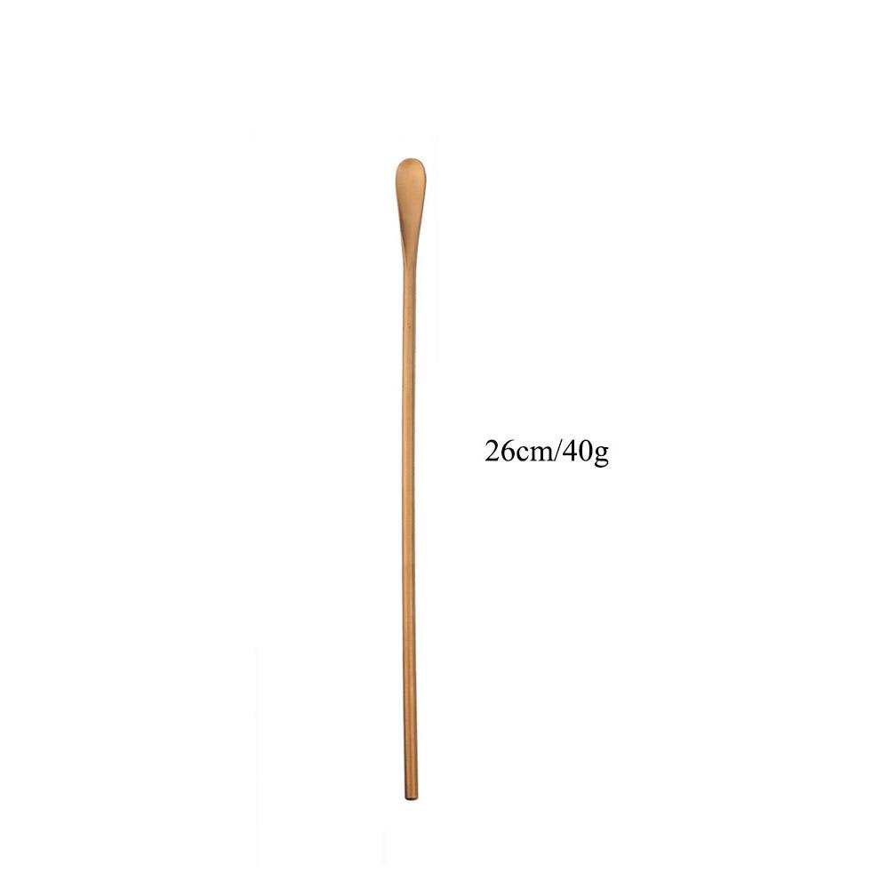 Barevná nerezová ocel Míchadlo na kávu Míchačka na nápoje Koktejl Drink Swizzle Tyčinka Ovocná šťáva Míchací lžička mléka