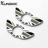 Car Auto Accessories For BMW Mini R60 Countryman Door Pin Lock Wing Emblem Badge Stickers For Mini Cooper Countryman R60 R61 Acc