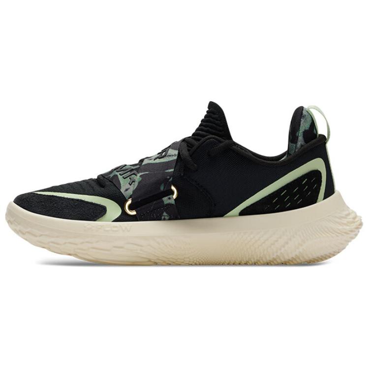 Under Armour Flow FUTR X 4 Black Retro Green Camo Unisex Sneakers Metallic-Gold 3027772-001