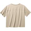 Anta Outdoor Series Sports Casual Simple Solid Color Round Neck Pullover Loose Breathable Short Sleeve T-Shirt Women T-Shirts Khaki 162526108-3