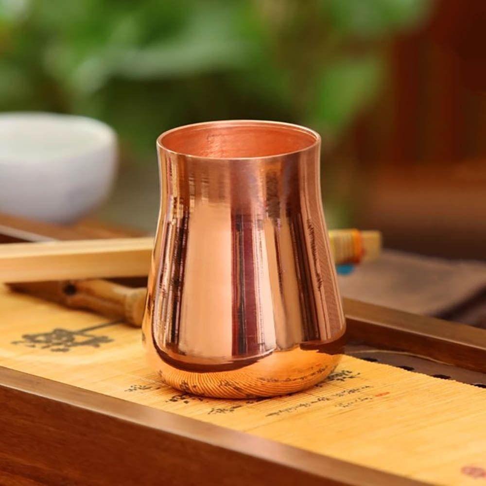 350 Ml Capacity Pure Copper Mug Thickened Breakfast Cup Creative Copper Moscow Mug Tableware Scene