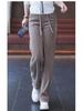 Women's High-Waisted Slimming Corduroy Pants - Narrow/Wide-Leg, Plus Velvet, Autumn/Winter, Long Casual Straight-Leg