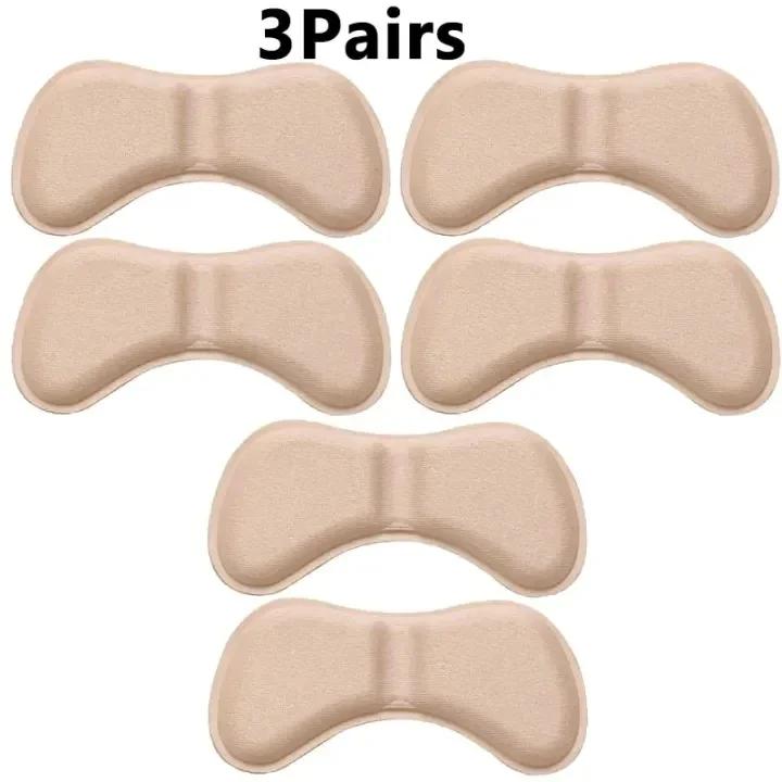 12Pcs Self-Adhesive Heel Cushion Pads for Pain Relief Anti Wear Foot Care Protector Gel Insoles Patch Cracked Heel Support