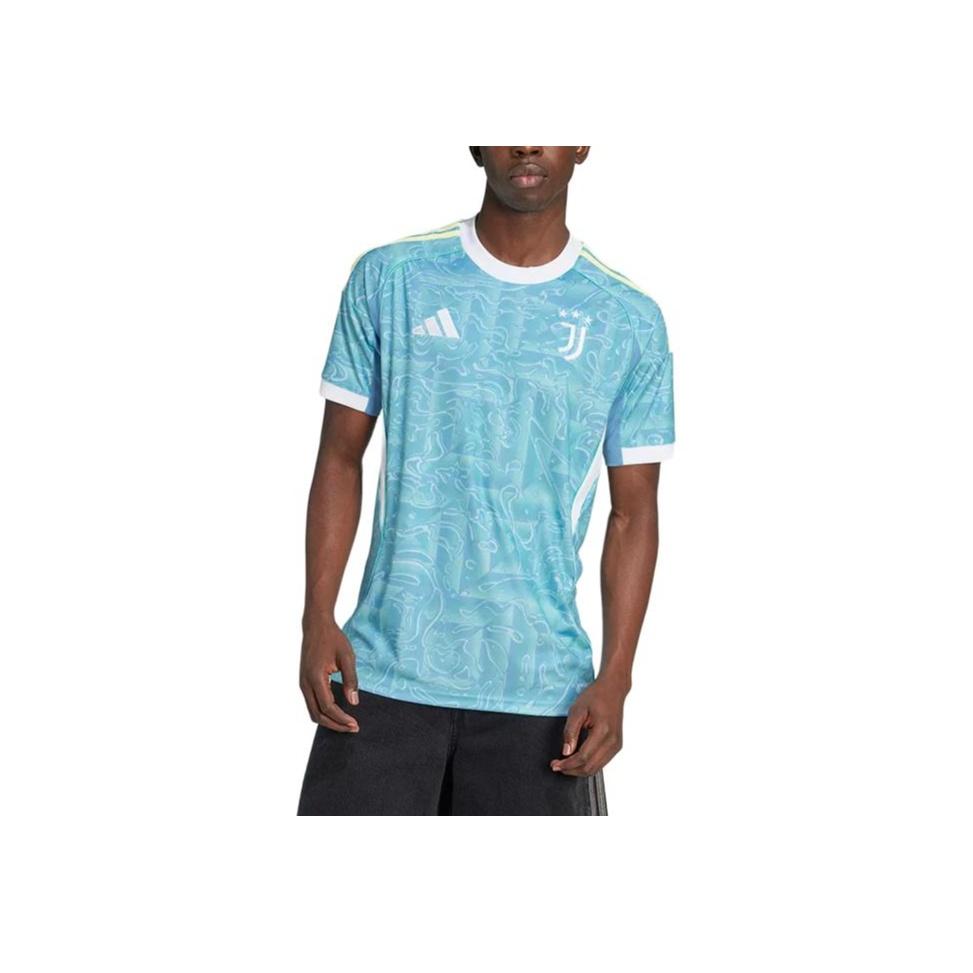 adidas Juventus 25/26 Season Away Fan Version Short Sleeve Football Shirt Men Tops JJ4323