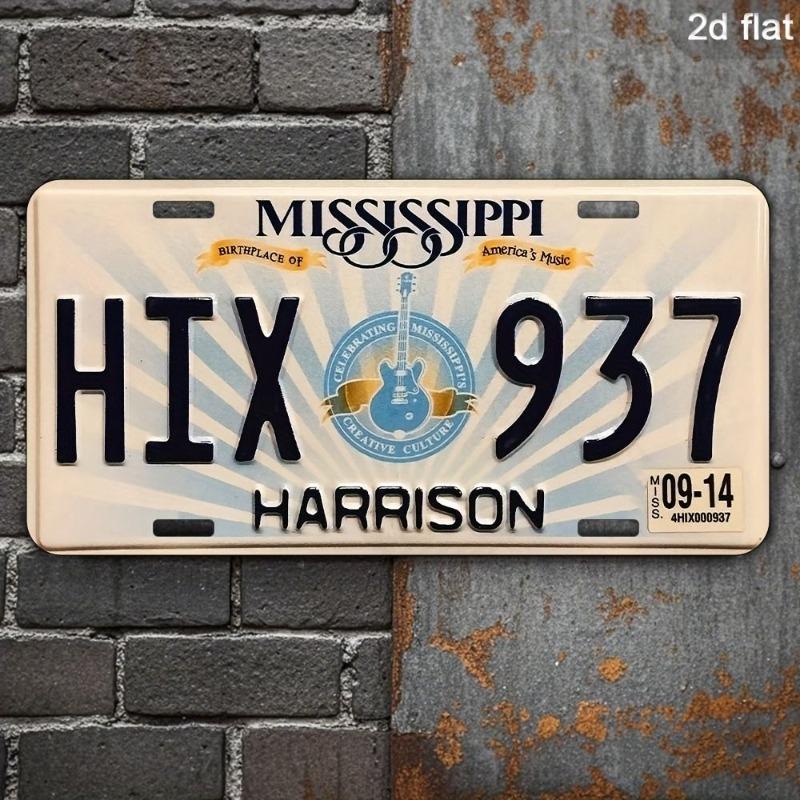 Arkansas USA Metal Wall Sign, Vintage State Decor 15x30cm