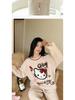 2025 Autumn/Winter Women's KT Cat Thickened Velvet Pajamas Set - Warm Long-Pile Fleece Homewear
