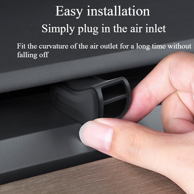 Für Tesla Model 3 Highland Y Juniper 2025 Lüftungsschlitz-Clip Auto-Aromatherapie-Halter Klimaanlage Auto-Innenzubehör ABS