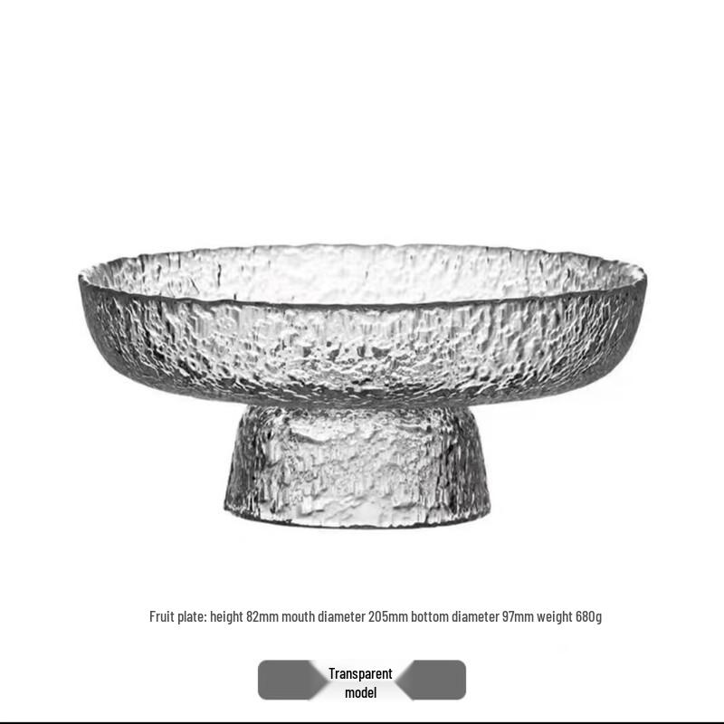 

Glass Fruit Plate with Base