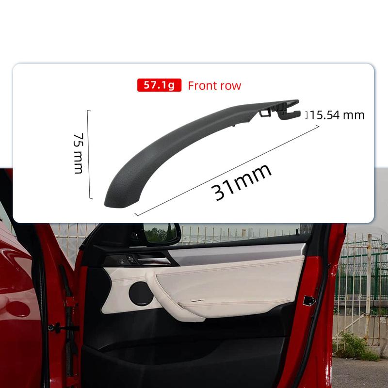 Car Interior Door Handle Pull Leather Cover Accossory Replacement 51417246214 51417246213 For BMW X3 11-17 X4 14-18 F25 F26