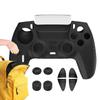 XBERSTAR Ergonomic Silicone Cover Case for PS5 DualSense Edge DualSense Edge Soft Rubber Protective Skin for Wireless Controller with Thumb Grip Caps
