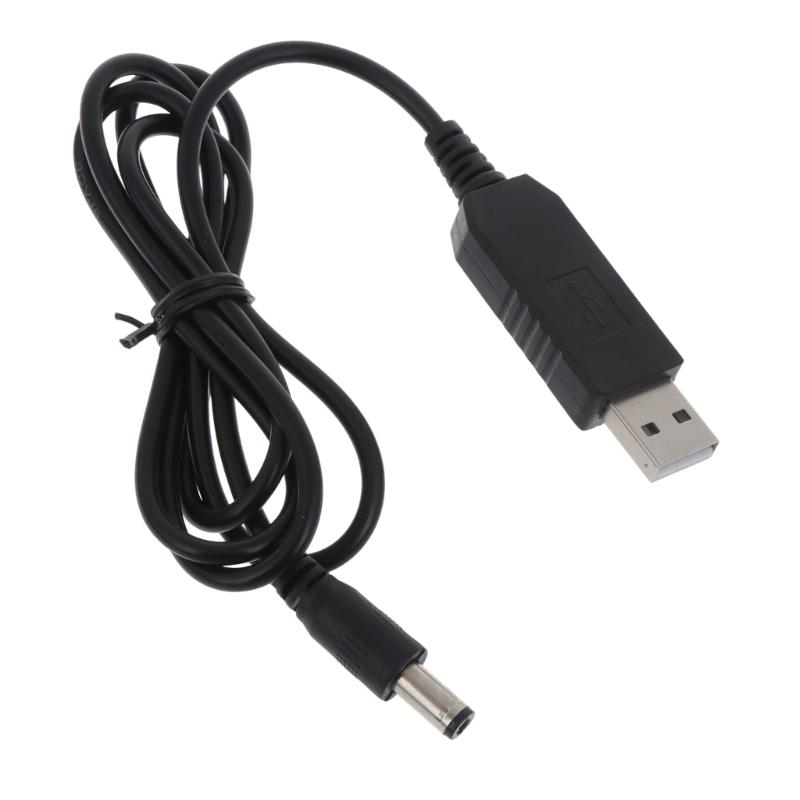 

DC 5V to DC 12V USB Voltage Step Up Converter Cable Boost Chargers USB Power Charge & Sync Cable Cord 1