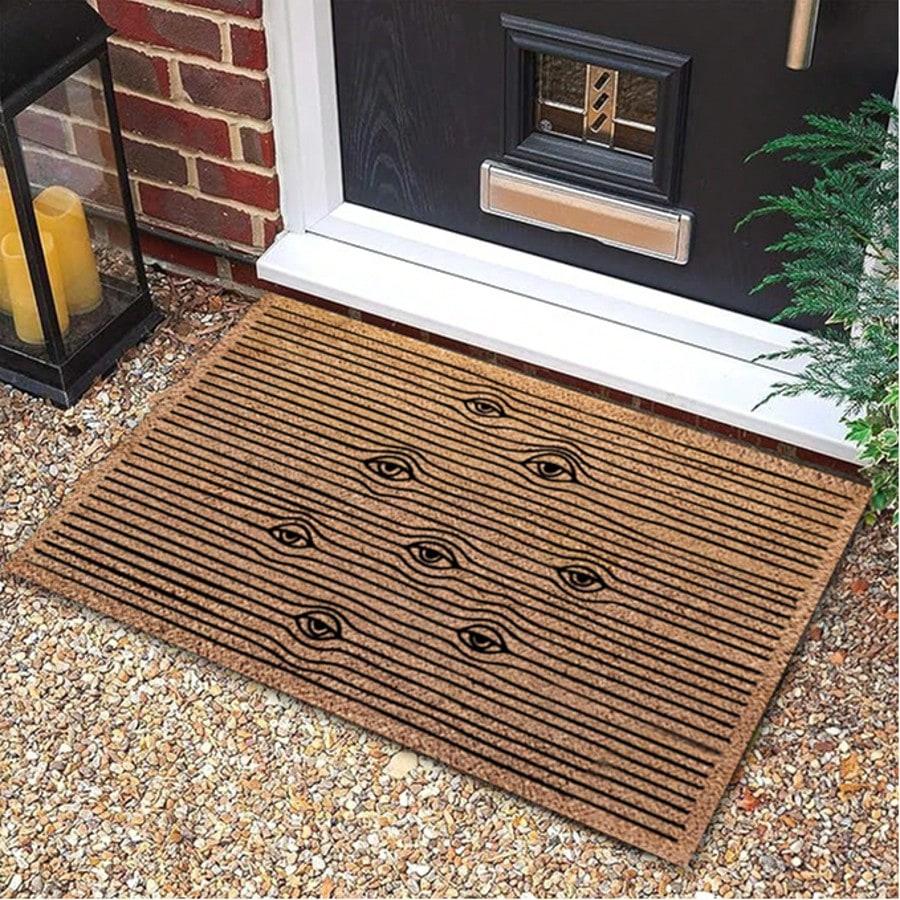 Коврик для двери с узором «Глаз» Коврик из кокосового волокна «Злой глаз» Проверь свою ауру Прихожая Подарок на новоселье Подарок для нового дома Украшение Новогодние подарки 30x50cm