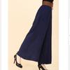 Women's Cotton and Linen Wide Leg Trousers Vintage High Waist Belt Causal Bandage Women's Pants Casual Large Size Pantalon Femme