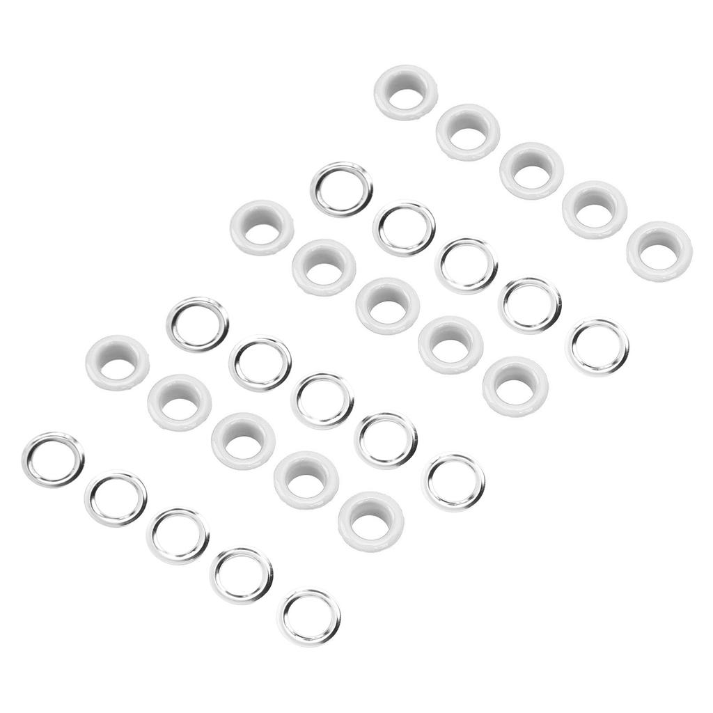 500 Sets 8mm Grommet Eyelet Kit Rust Prevention Metal Leather Grommets Kit Eyelets Tool Kit for Repairing Decorating