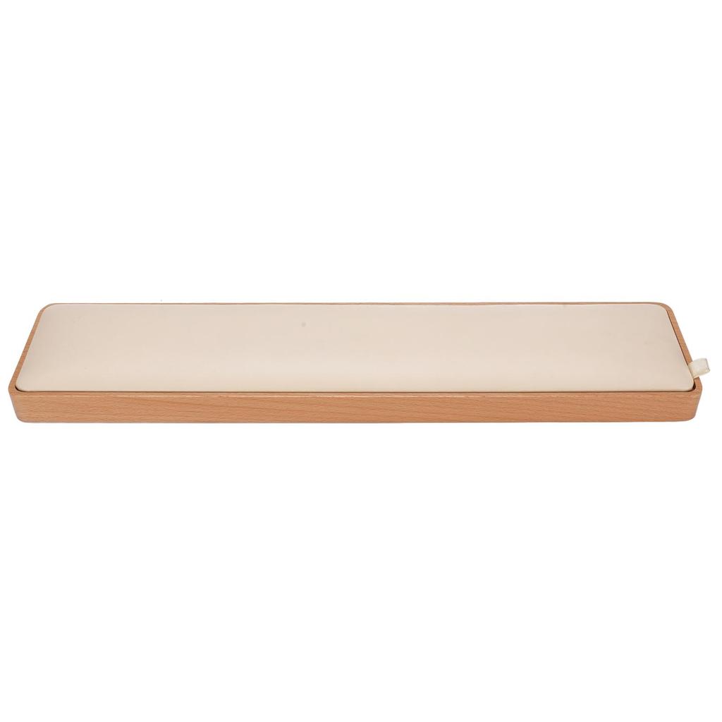 Keyboard Wrist Rest with Memory Foam Anti Slip Rubber Base Ergonomic Wooden Wrist Rest Pad for Easy Typing for Gaming