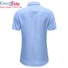 Cozy Up Men's Short Sleeve Shirts Summer Cotton High Quality Beach Flower Shirt Loose Casual Brand Male Clothing