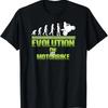 Evolution Of The Motorbike Graphic Unisexs T Shirt Short Sleeve Crewneck Biker Trip Tee