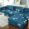 Sofa-Sitzkissenbezug mit geometrischem Druck, Möbelschutz, L-förmiger Ecksessel, elastischer Sofabezug für das Wohnzimmer zu Hause