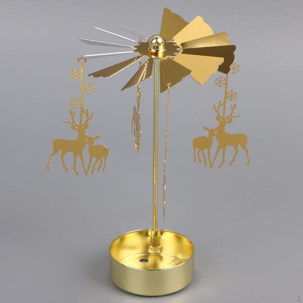 Light Rotary Candlesticks Candle Holder Decor