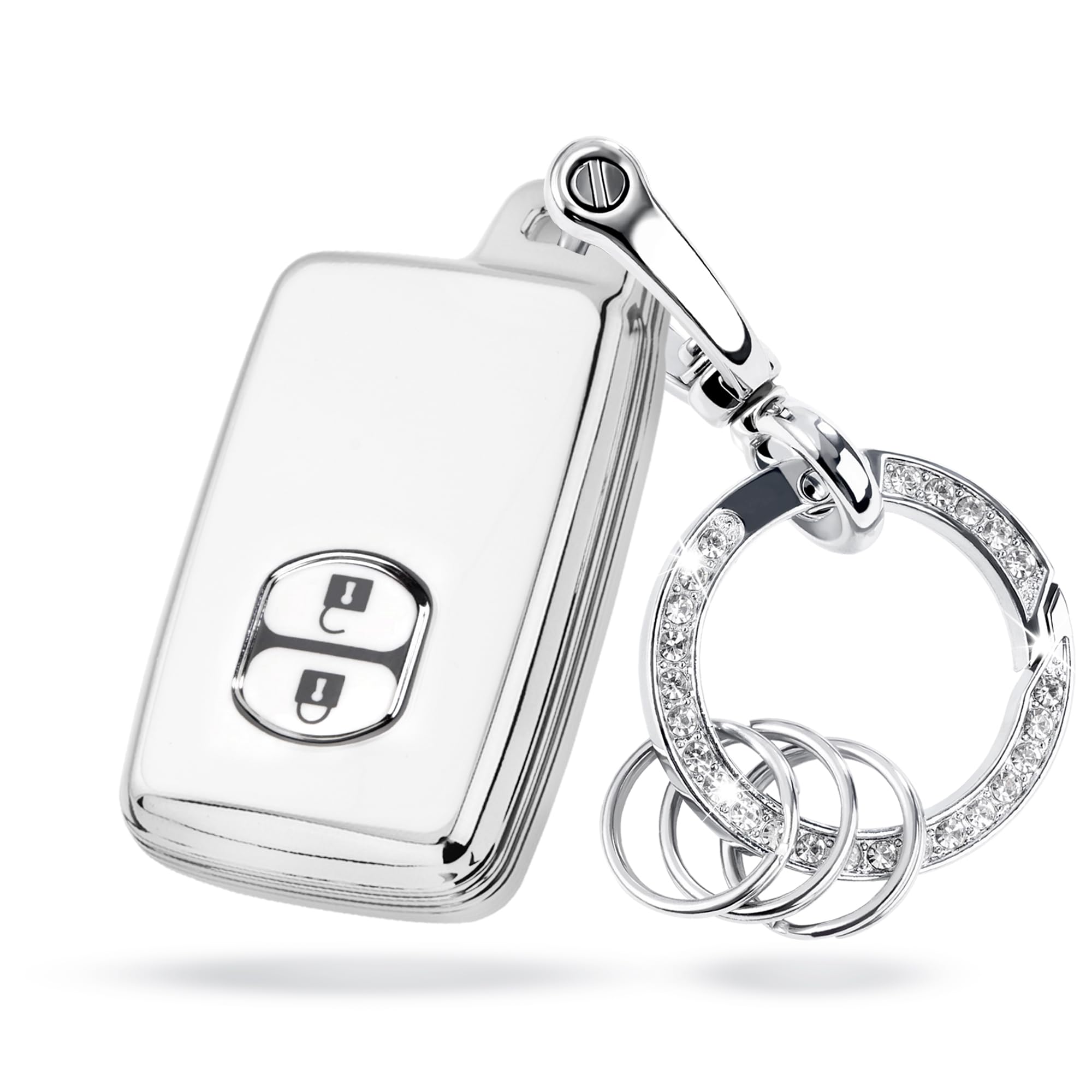 Prius Key Case Aqua Key Prius Corolla Smart Key Key Scratch 2 Stylish [Unhoke] (30 Series), Cover, , 86, Vitz, Case, Holder, TPU, Lightweight,